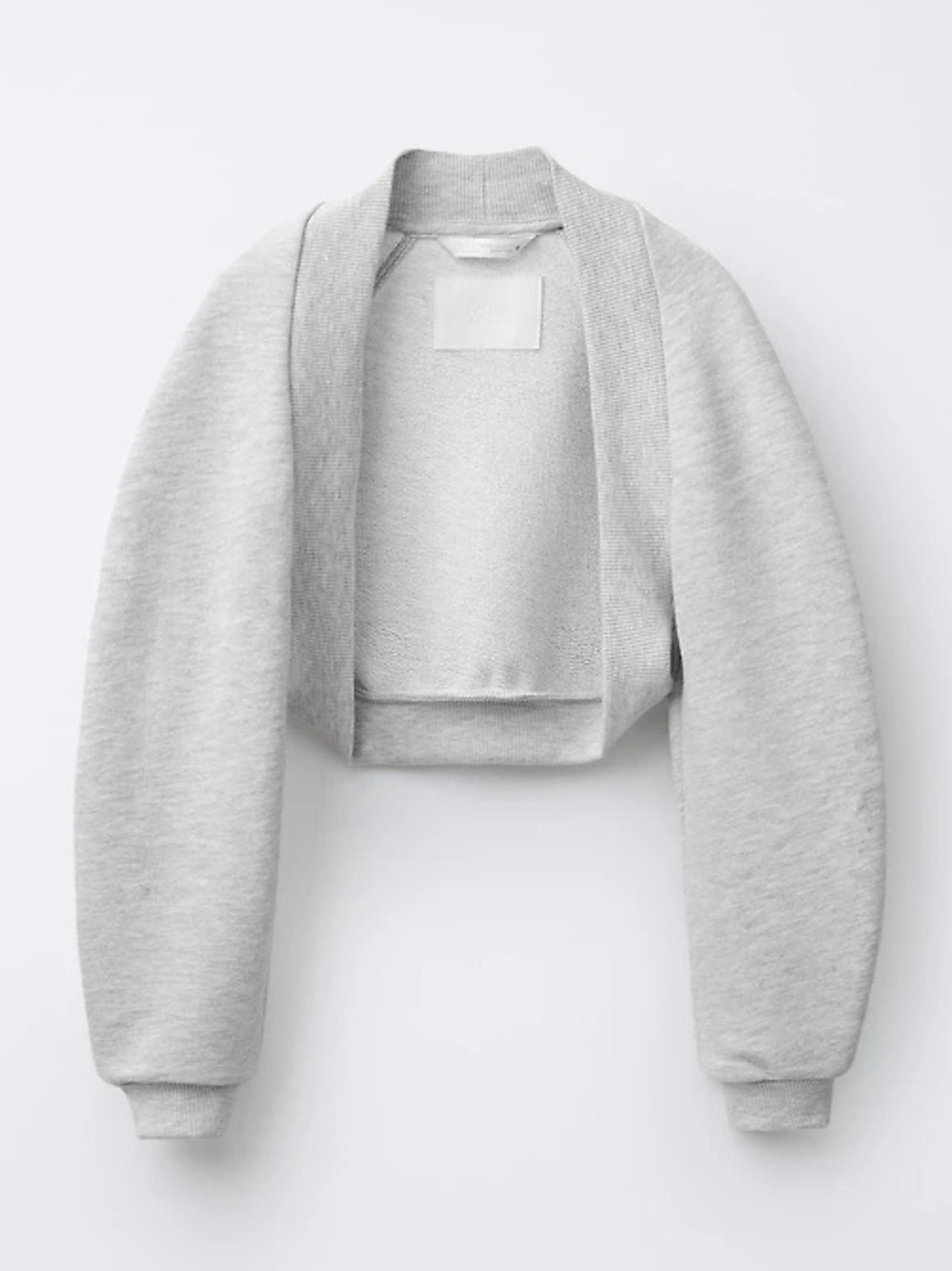 Zara plush cotton arm warmer shrug